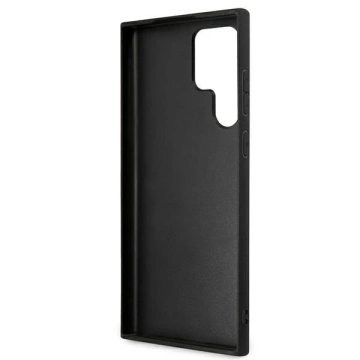 Pevné puzdro Etui Guess GUHCS22L4GMGPI S908 do Galaxy S22 Ultra 4G veľké kovové logo