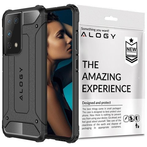 Чохол Alogy Hard Armor для Samsung Galaxy S21 Ultra сірий