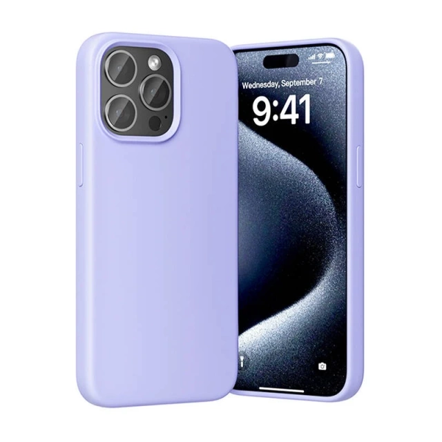iPhone 15 Pro Max Vention MagSafe Protective Case Purple Lavender