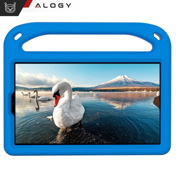 Hülle für Samsung Galaxy Tab A9 2023 8,7" X110 / X115 Kinder-Tablet-Abdeckung Alogy Kids Case Blau
