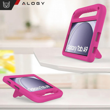 Puzdro pre Samsung Galaxy Tab A9 2023 8,7" X110 / X115 detský obal na tablet Alogy Kids Case Pink