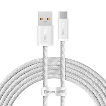 Кабель Baseus Dynamic Series USB - USB-C, 100 Вт, 2 м (білий)