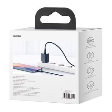 Baseus Super Si rýchlonabíjačka 1C 20W (modrá)