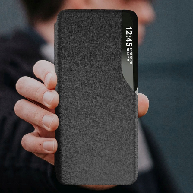 Alogy Smart View Cover Leather Wallet for Samsung Galaxy A13 4G/LTE Glass