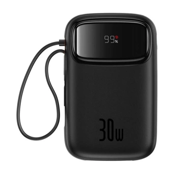 Baseus QPow 2 Powerbank 10000 mAh 30 W 2xUSB-C Schwarz