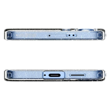 Чохол для Samsung Galaxy S25 Glitter Crystal Spigin Liquid Crystal