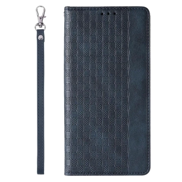 Magnet Strap Case Case pre iPhone 12 Pro Max Pouch Wallet Mini Lanyard Pendant Blue