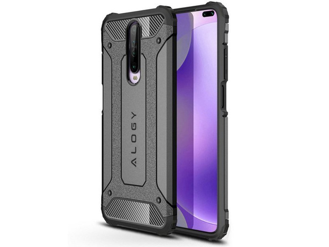 Чохол Alogy Hard Armor для Xiaomi Redmi K30 / Poco X2 сірий Alogy glass