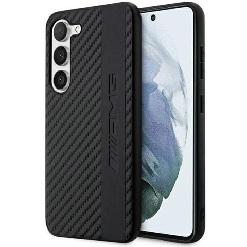 Etui AMG do Samsung Galaxy S23 HardCase Carbon Stripe