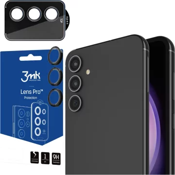 Скло для Samsung Galaxy S23 FE Camera Protector Lens 3mk Lens Protection Pro Black Protective Cover