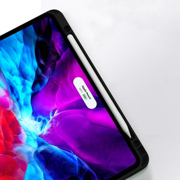 Magnetická tužka Alogy Case Bluetooth klávesnice Touchpad 4v1 pro Apple iPad Pro 12.9 2021 černá