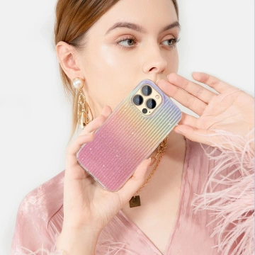 Kingxbar Travel Series Luxury Elegant Case for iPhone 13 Pro Orange (Sunset)