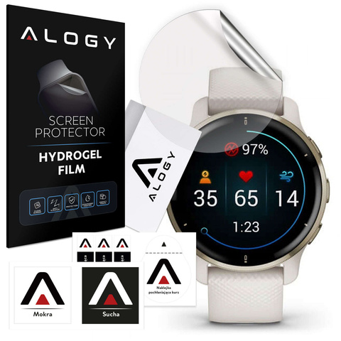 Гідрогелева захисна плівка Hydrogel Alogy для смарт-годинника Garmin Venu 2 Plus