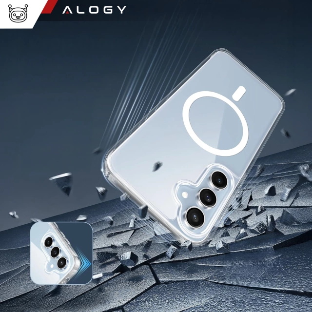 Apple iPhone 16 Pro Max Case Alogy Anti-Shock Hybrid Case for MagSafe Clear