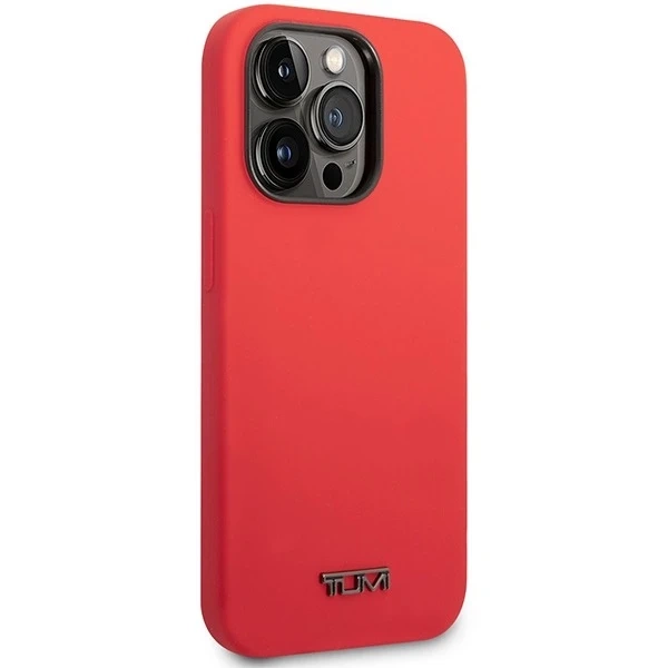 Чохол Tumi Liquid Silicone для iPhone 14 Pro Max red/red