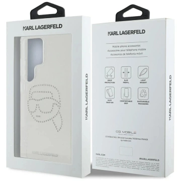 Чохол для Samsung Galaxy S25 Ultra із прозорим дизайном та стразами від Karl Lagerfeld