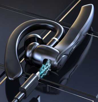 Alogy ENC BT TWS Bluetooth 5.3 Wireless Earphone Headset mit Ladekoffer Schwarz