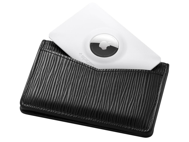 Чохол-брелок Spigen AirFit Card для Apple Airtag білого кольору