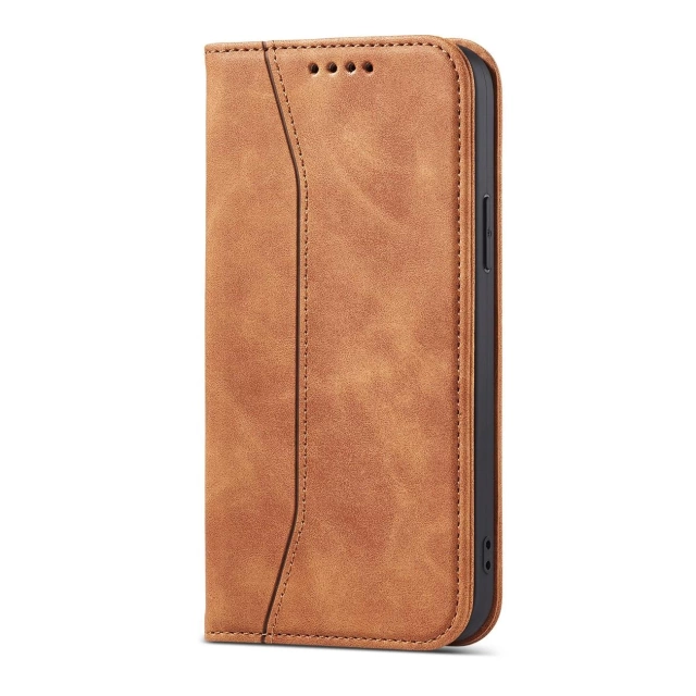 Magnet Fancy Case Case pre iPhone 13 Pro Max Pouch Card Wallet Card Holder Card Wallet Brown