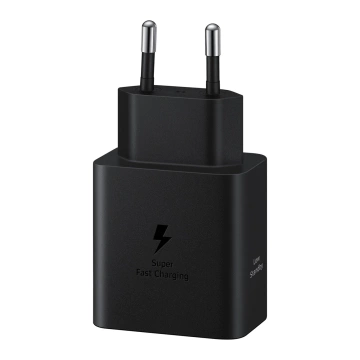 Samsung 45W 4.05A 1x USB-C nástěnná nabíječka s rychlým nabíjením PD PPS - černá