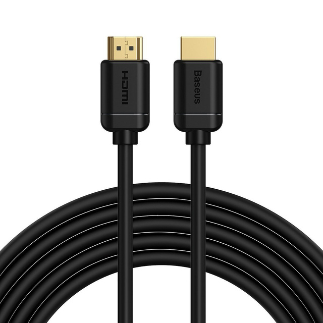 Baseus HDMI 2.0-Kabel, 4K 30 Hz, 3D, HDR, 18 Gbit/s, 5 m (Schwarz)