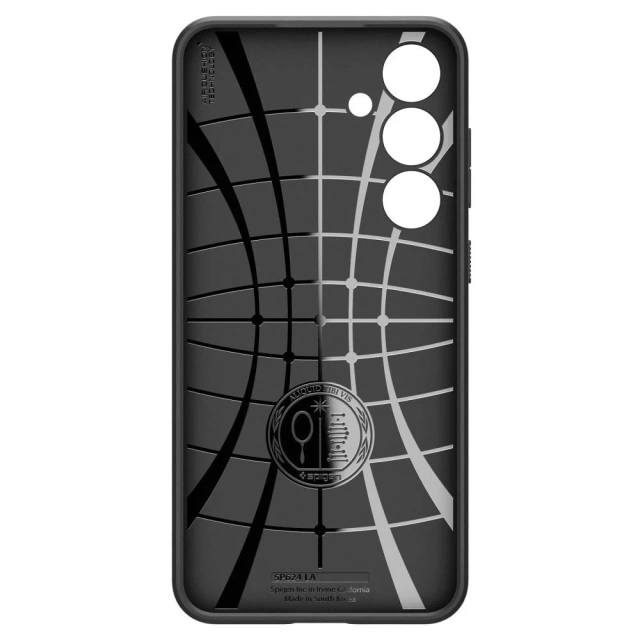 Schwarzes Liquid Air Case für Samsung Galaxy S24 FE Mattschwarz