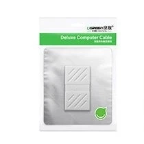 Sieťový konektor UGREEN Ethernet RJ45 10 Gbps konektor sieťového kábla čierny (NW114 20390)