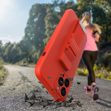 Pouzdro na lano Gelové pouzdro s řetízkem na šňůrku taška na šňůrku na krk iPhone 12 Pro Max červená