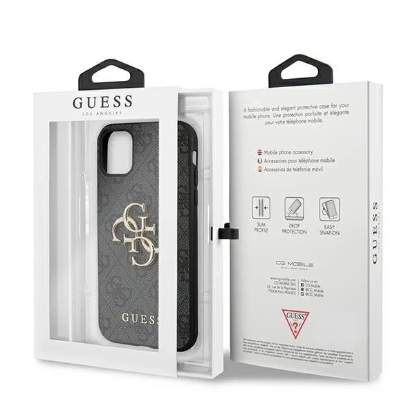 Etui Guess GUHCN584GMGGR für iPhone 11 Pro Hardcase 4G Big Metal Logo