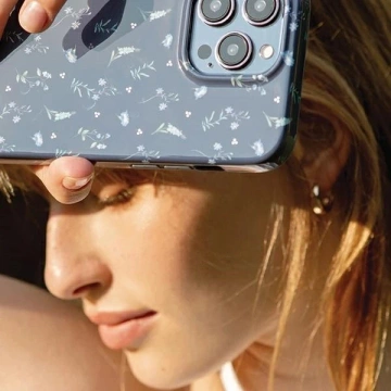 Etui Ochronne do iPhone 15 Pro Max UNIQ Coehl Prairie Granatowe