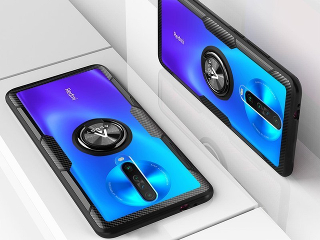 Alogy Ring Holder Clear Armor Case для Xiaomi Redmi K30 / Poco X2 Black Alogy Glass