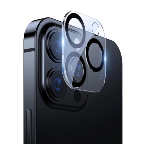 Baseus 2x Panzerglas 0,3 mm für die gesamte Kameralinse iPhone 13 Pro Max / iPhone 13 Pro (SGQK000102)