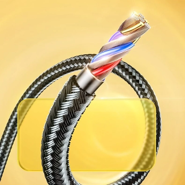 USB kábel zo série Joyroom Mermaid - Lightning 2,4A 1,2m čierny (S-1230K6)