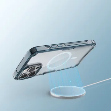 Magnetické puzdro Nillkin Nature Pro pre iPhone 13 Pro Magnetic Armor Cover Transparentný kryt (kompatibilné s MagSafe)