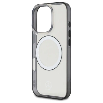 Etui Mercedes do iPhone 16 Pro Max 6,9" MagSafe Transparent Hardcase Tištěné logo
