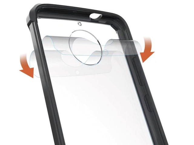 Alogy Crystal Armor Motorola Moto G5S Plus Hülle Schwarz