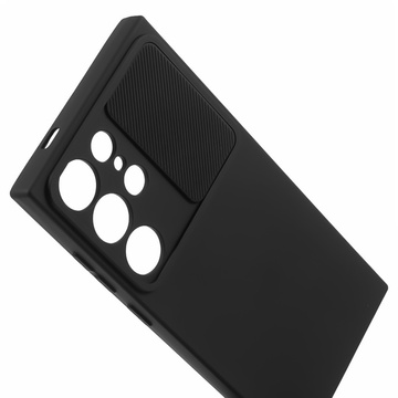 Чохол для Samsung Galaxy S24 Ultra броньований корпус захист камера кришка Slide Camshield Case Alogy чорний