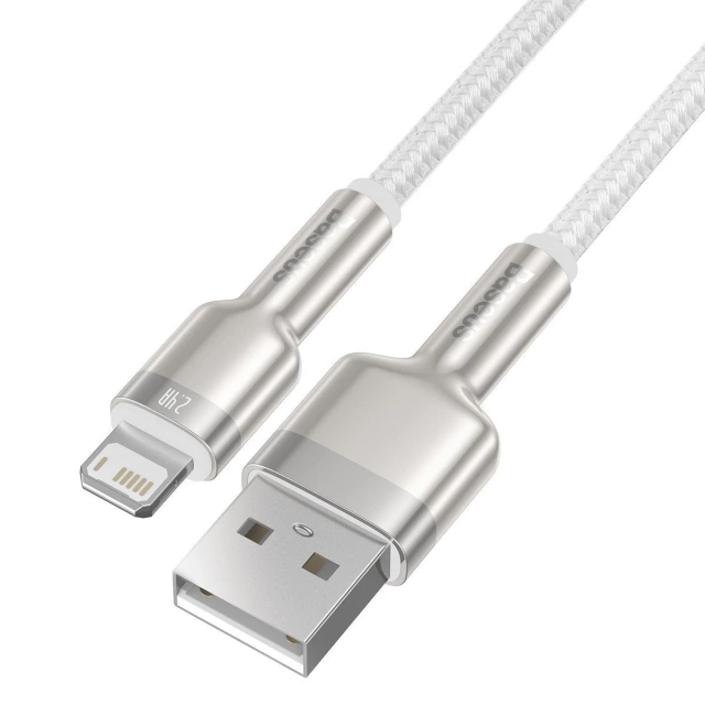 Baseus Cafule USB to Lightning cable, 2.4A, 1m (white)
