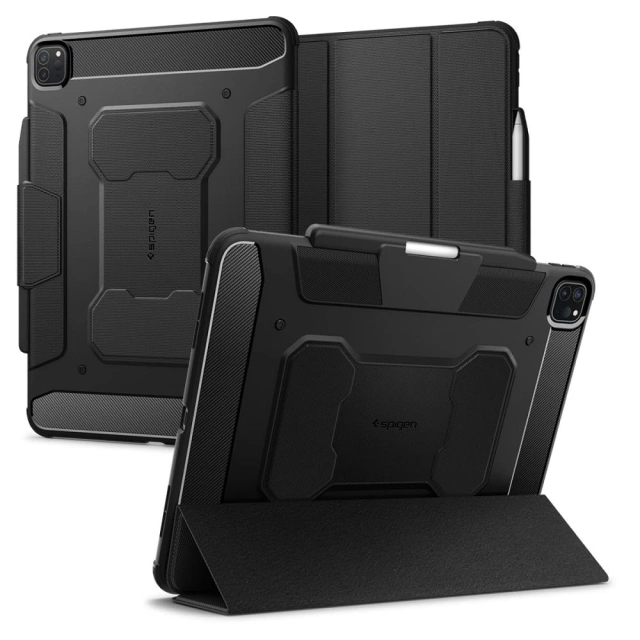 Etui Spigen Rugged Armor „Pro“ pre Apple iPad Pro 13 7/2024 čierny