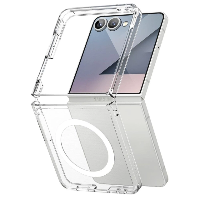 Etui do Galaxy Z Flip 7 Ringke Fusion Magnetic MagSafe Clear