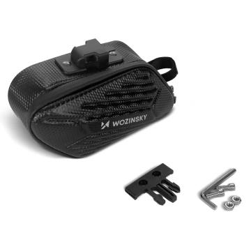 Wozinsky bicycle saddle bag waterproof 1.5 l black (WBB27BK)