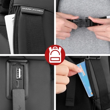 Hülle für Apple iPhone 16 Pro Max Alogy MagSafe Hybrid Matte Case Matte Cover mit Linsenschutz Schwarz