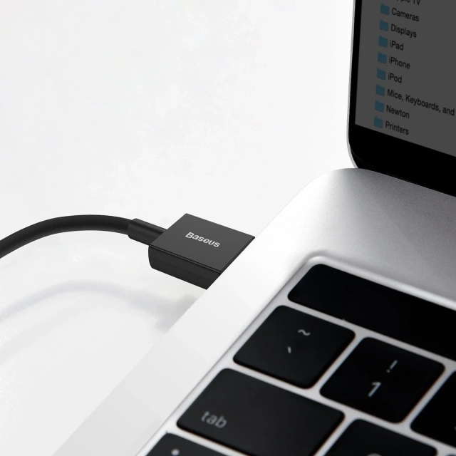 Kábel USB na USB-C Baseus Superior Series, 66 W, 2 m (čierny)