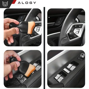 Alogy Cleaning Car Brush für Autos mit Deckel