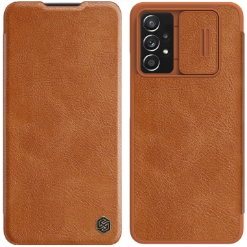Nillkin Qin leather holster for Samsung Galaxy A73 brown