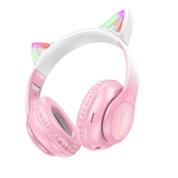 HOCO W42 Katzenohren Kirschblüten Bluetooth Kabellose On-Ear-Kopfhörer