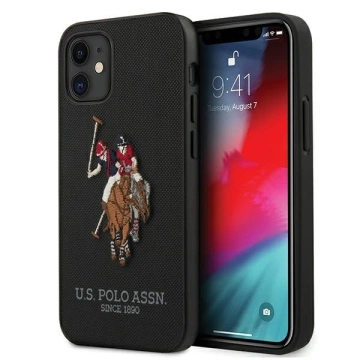 US Polo Embroidery Collection iPhone 12 mini 5.4" phone case black/black