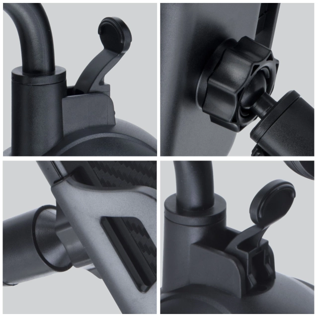 Uchwyt Samochodowy FORCELL F-GRIP Carbon Bracket Elastyczne ramię