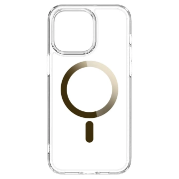 Puzdro Spigen Ultra Hybrid Mag MagSafe pre Apple iPhone 15 Pro Max Gold Spigen Glas.TR Glass
