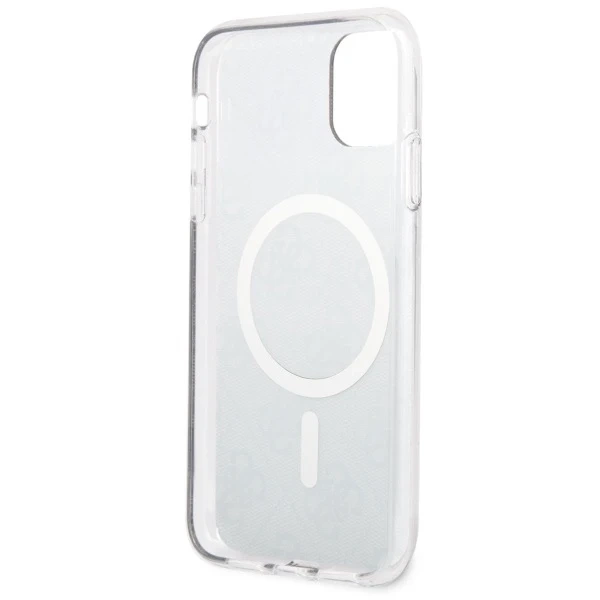 Etui Guess GUHMN61H4STW für iPhone 11 6,1" Hardcase 4G MagSafe